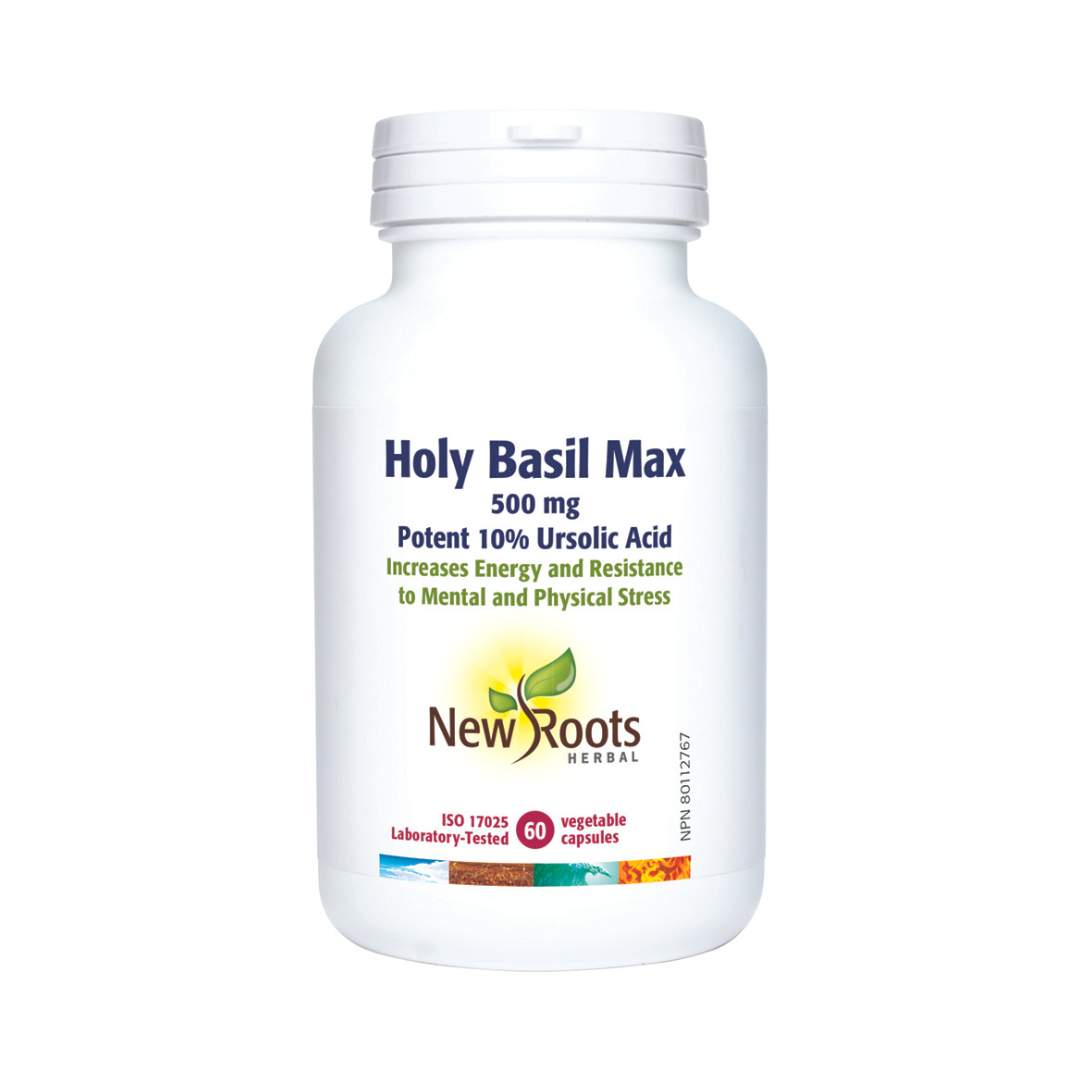 New Roots Holy Basil Max (60vcaps) - Lifestyle Markets