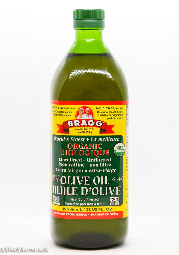Bragg Organic Extra Virgin Olive Oil (946ml) - Lifestyle Markets