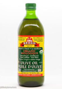 Bragg Organic Extra Virgin Olive Oil (946ml) - Lifestyle Markets