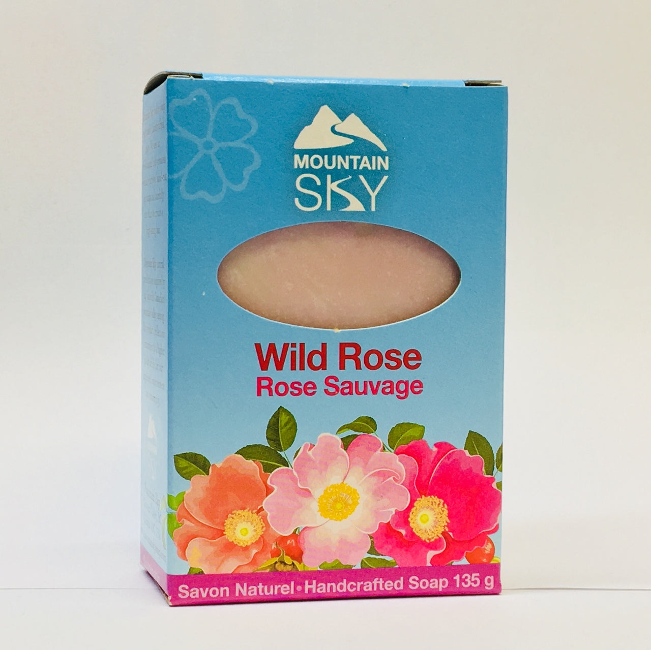 Mountain Sky Wild Rose Bar Soap (135g) - Lifestyle Markets