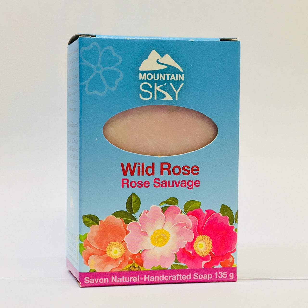 Mountain Sky Wild Rose Bar Soap (135g) - Lifestyle Markets