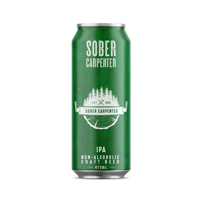 Sober Carpenter Non-Alcoholic Beer - IPA (473ml) - Lifestyle Markets