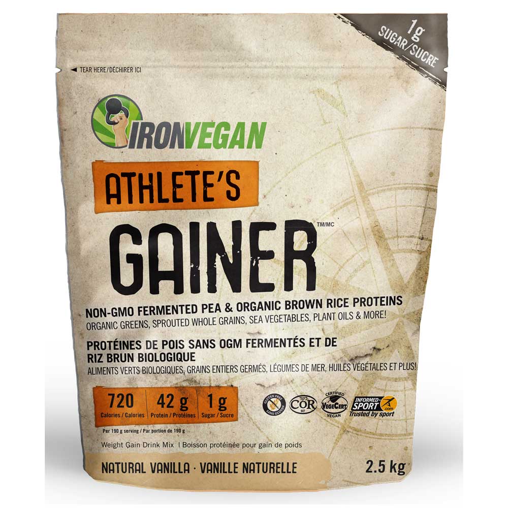IronVegan Athlete's Gainer - Vanilla (2.5kg) - Lifestyle Markets