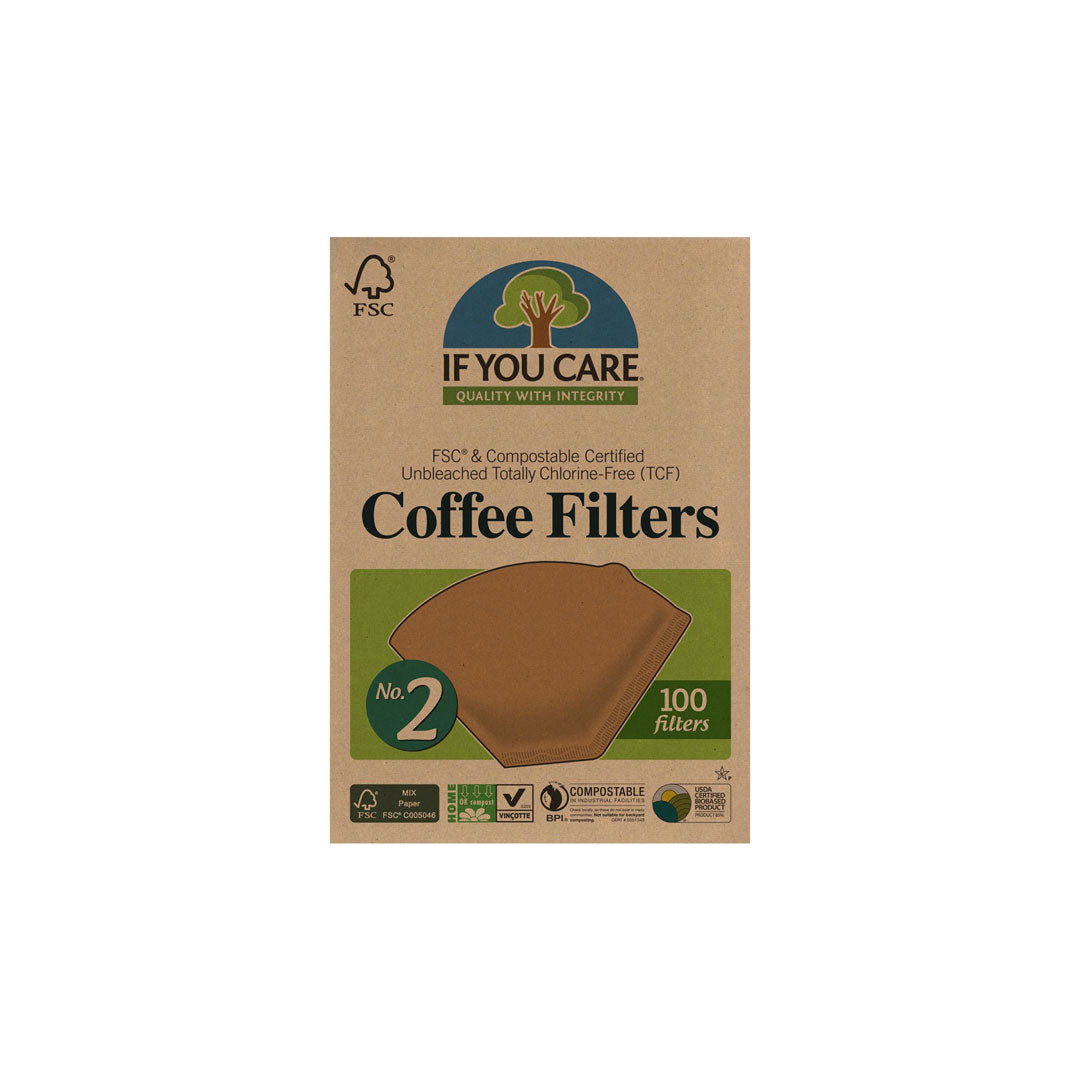 If You Care Coffee Filters - No. 2 Size (100) - Lifestyle Markets