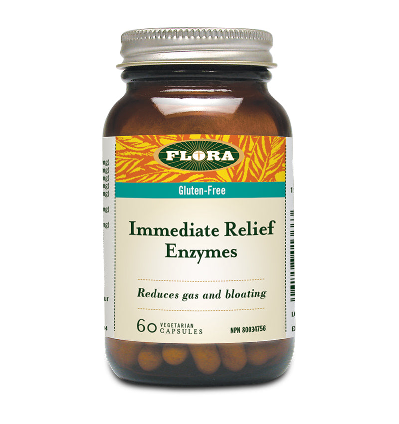 Flora Immediate Relief Enzyme (60 VCaps) - Lifestyle Markets