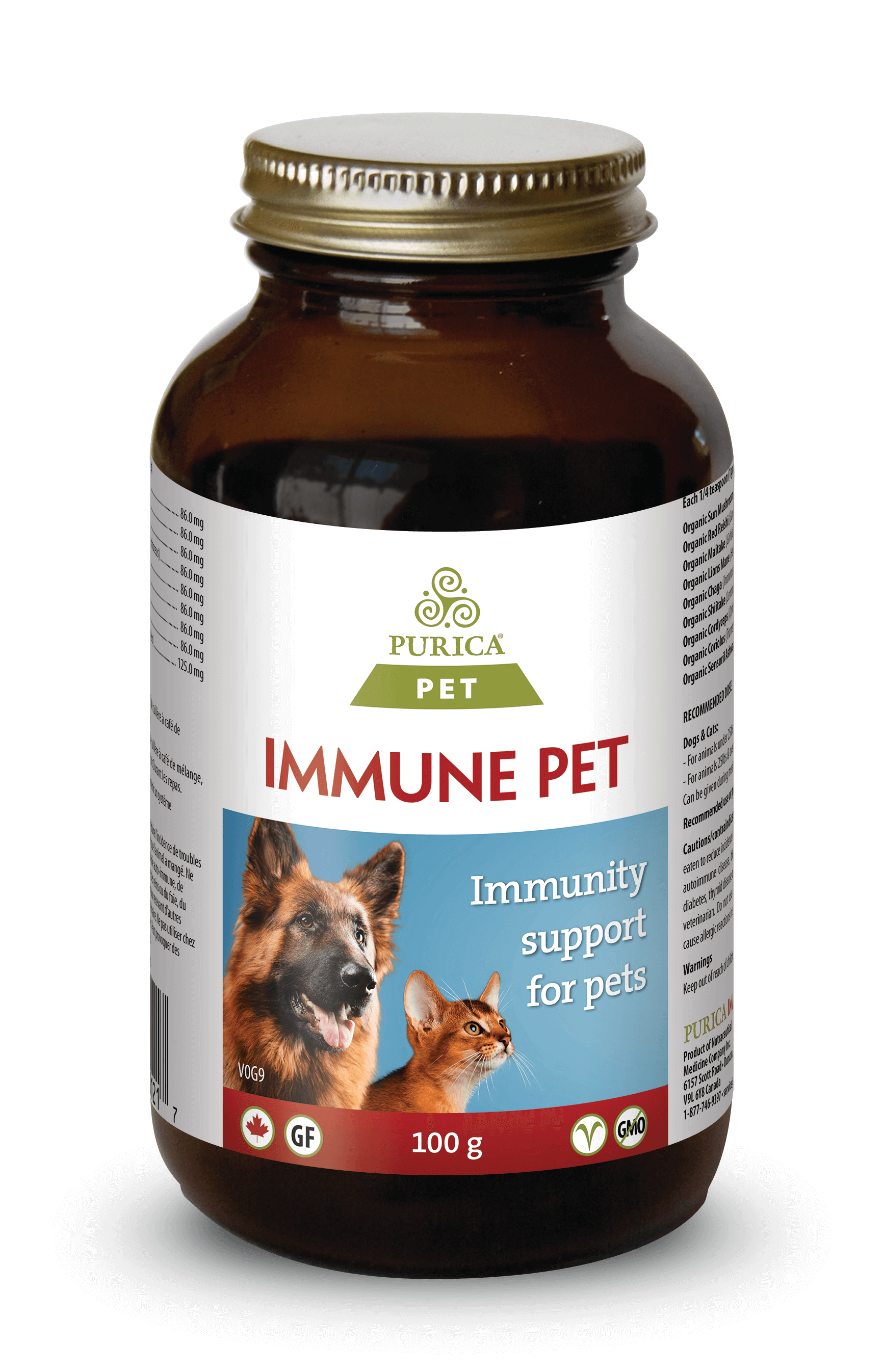 Purica Immune Pet (100g) - Lifestyle Markets