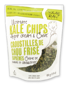 Solar Raw Ultimate Kale Chips - Hemp Cream & Chive (100g) - Lifestyle Markets
