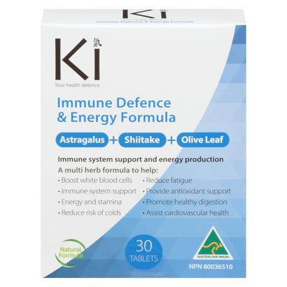 Martin & Pleasance Ki Immune Defence & Energy Formula (30 Tablets) - Lifestyle Markets
