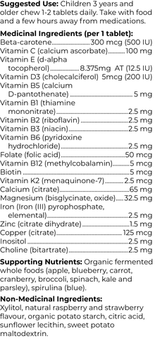 Kidstar StarMulti Multinutrients - Space Berry (60 Tabs) - Lifestyle Markets