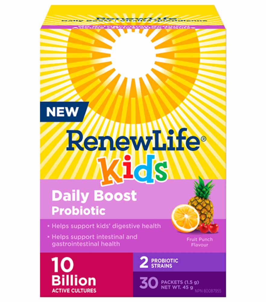 Renew Life Kids Daily Boost Probiotic (30 packets) - Lifestyle Markets