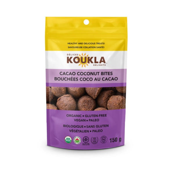 Koukla Cacao Coconut Bites (150g) - Lifestyle Markets