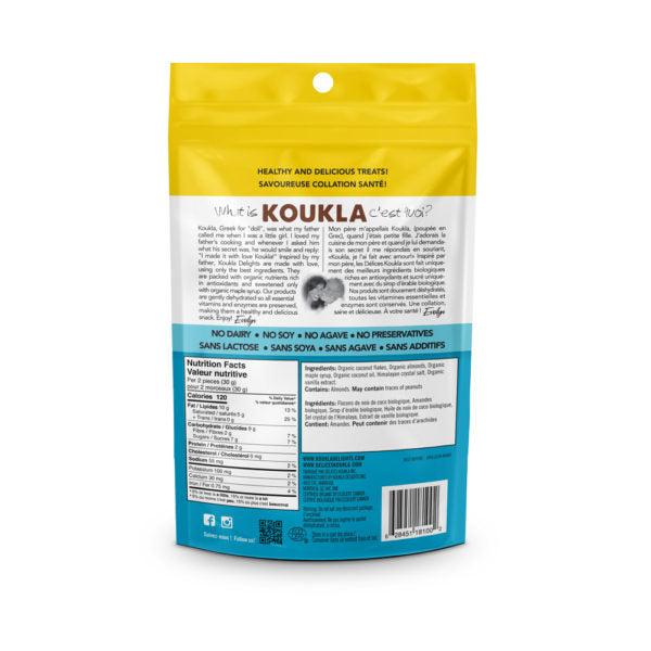 Koukla Vanilla Coconut Bites (150g) - Lifestyle Markets
