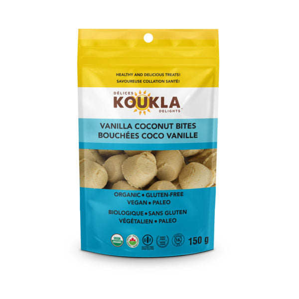 Koukla Vanilla Coconut Bites (150g) - Lifestyle Markets