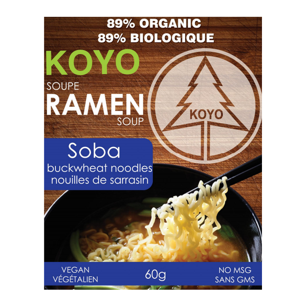 Koyo Ramen Soup - Soba Buckwheat Noodles (60g) - Lifestyle Markets
