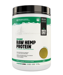 North Coast Naturals Organic Hemp Protein - Unflavoured (840g) - Lifestyle Markets