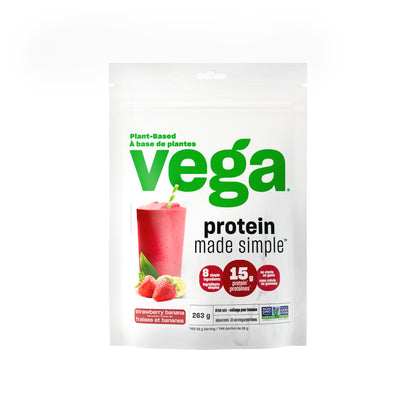 Vega Protein Made Simple - Strawberry Banana (263g) - Lifestyle Markets