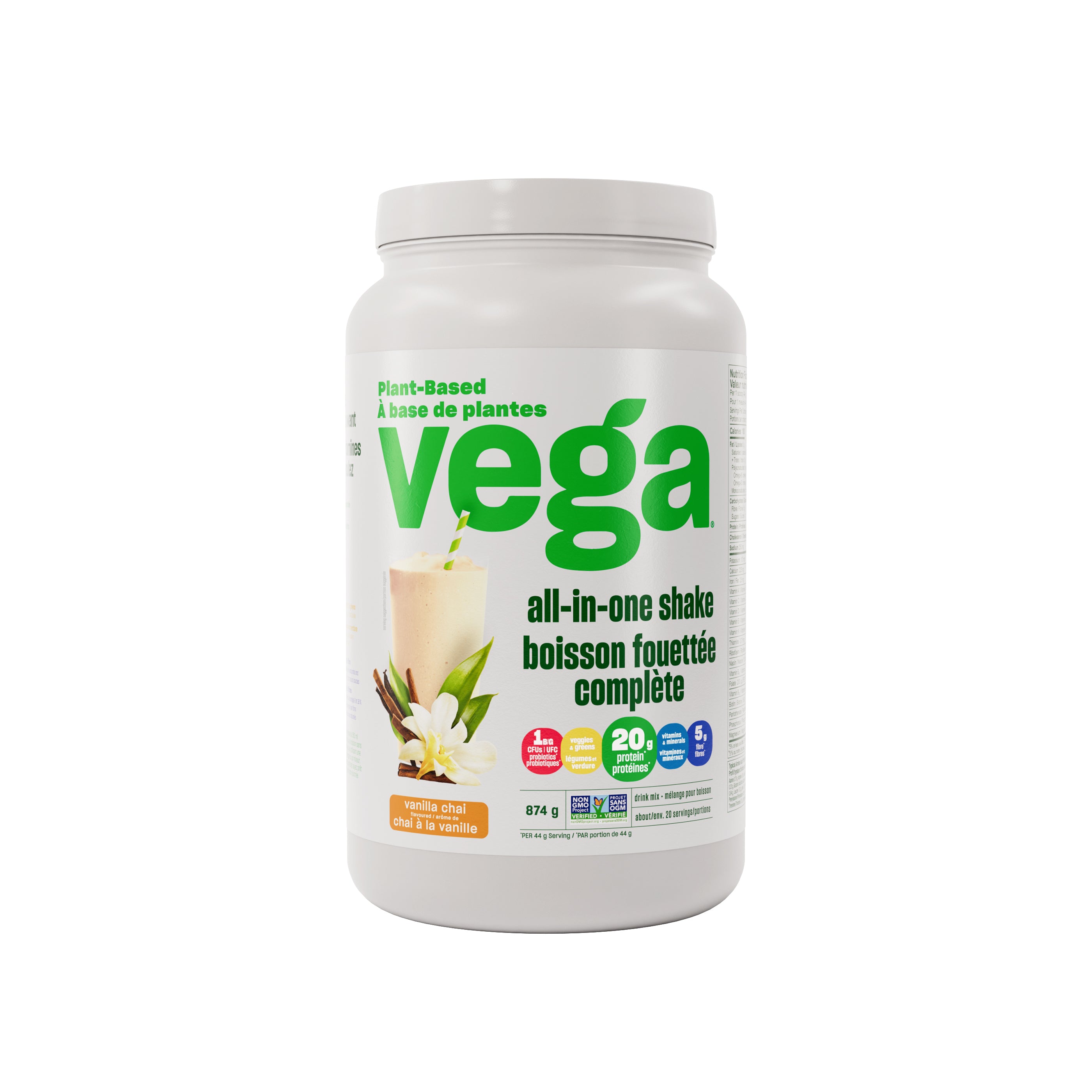 Vega One All in One Shake - Vanilla Chai (874g) - Lifestyle Markets
