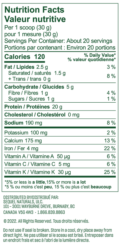Vega Protein & Greens - Vanilla (614g) - Lifestyle Markets