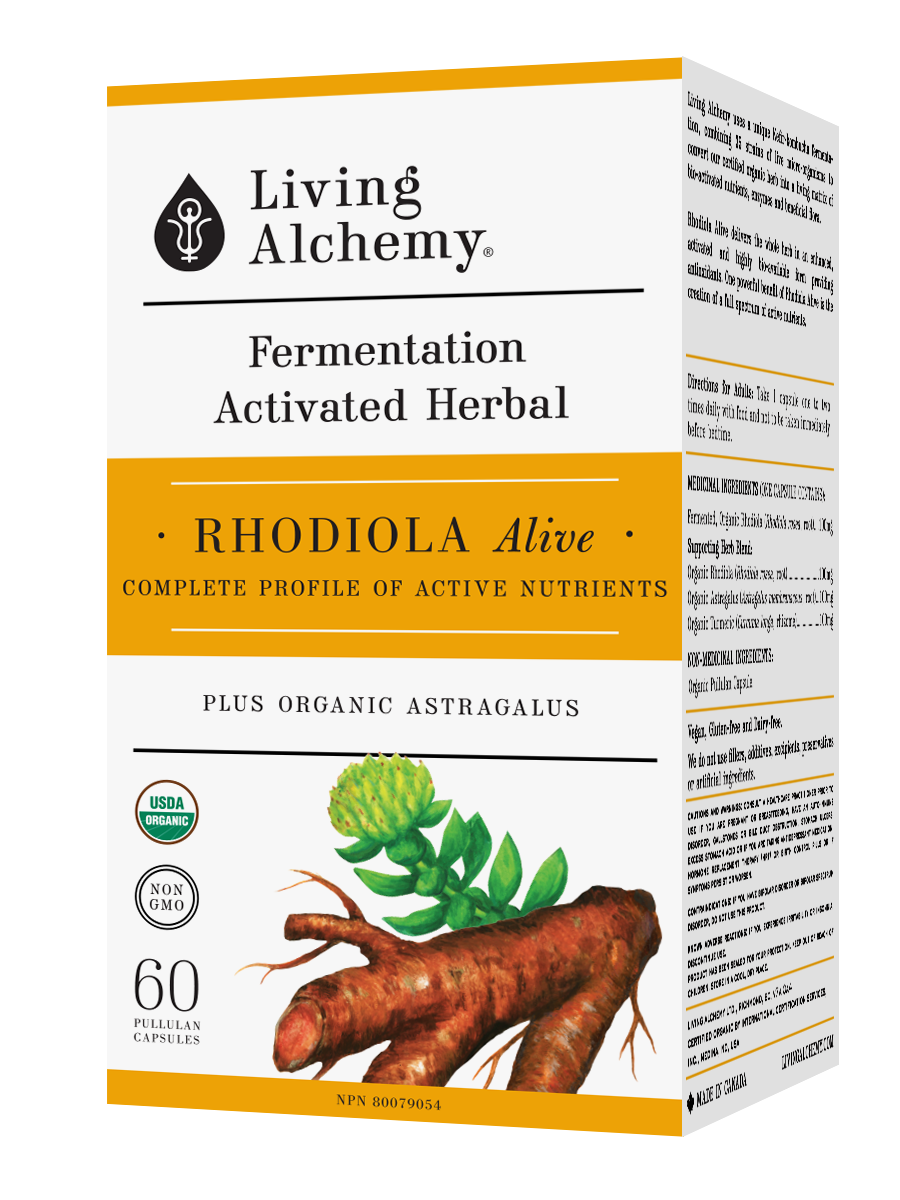 Living Alchemy Rhodiola Alive (60 VCaps) - Lifestyle Markets