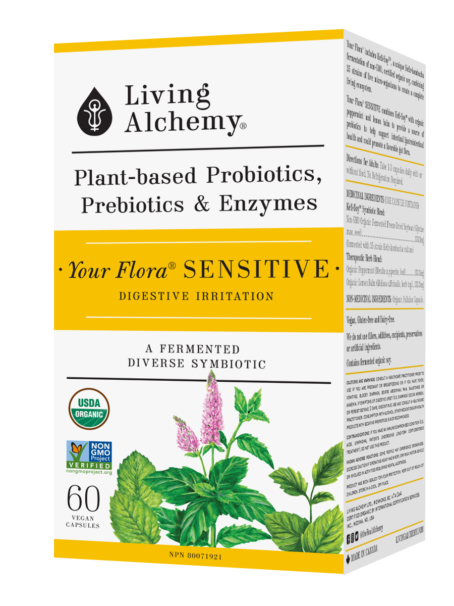 Living Alchemy Your Flora Sensitive (60 VCaps) - Lifestyle Markets