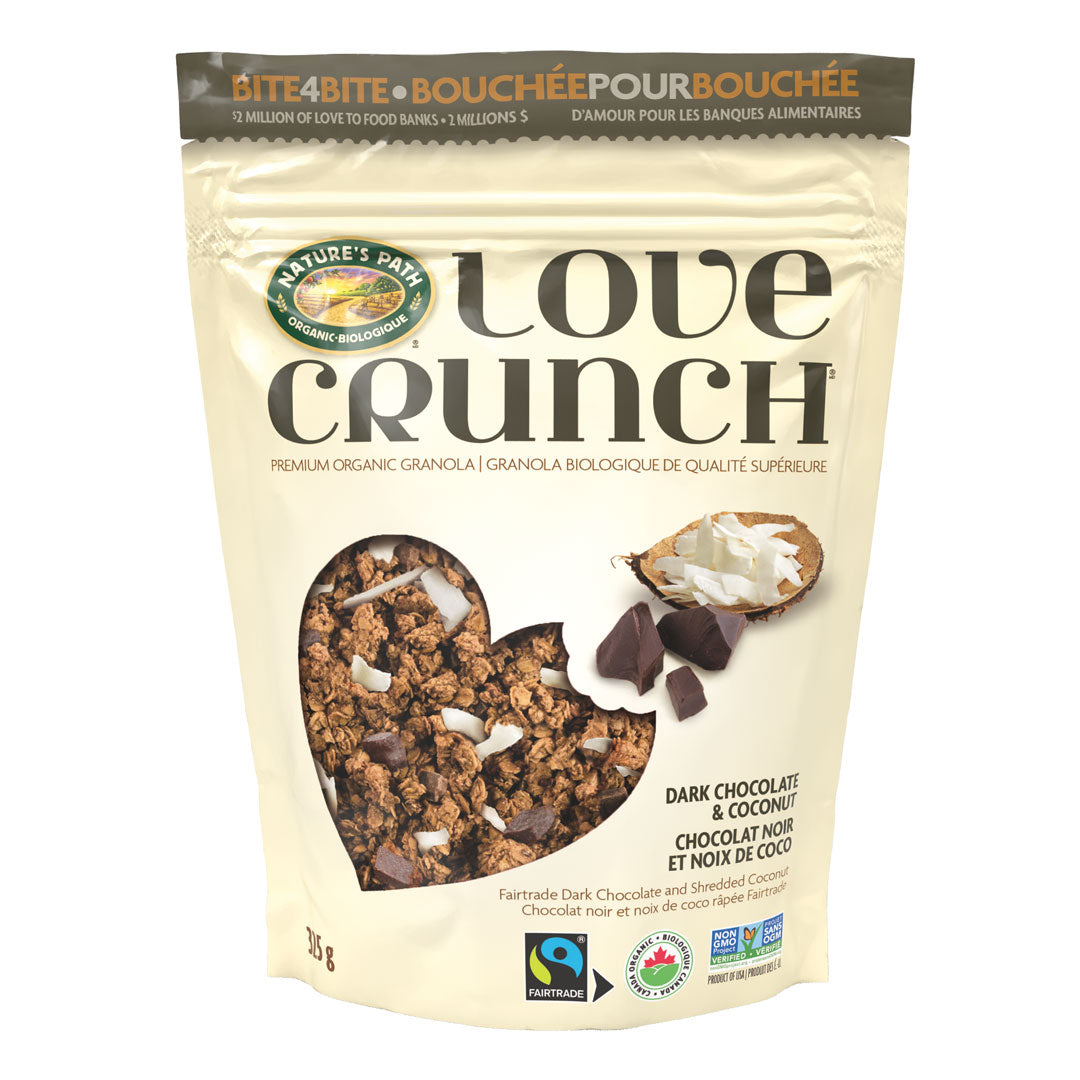 Nature's Path Love Crunch Organic Granola - Dark Chocolate Coconut - Lifestyle Markets