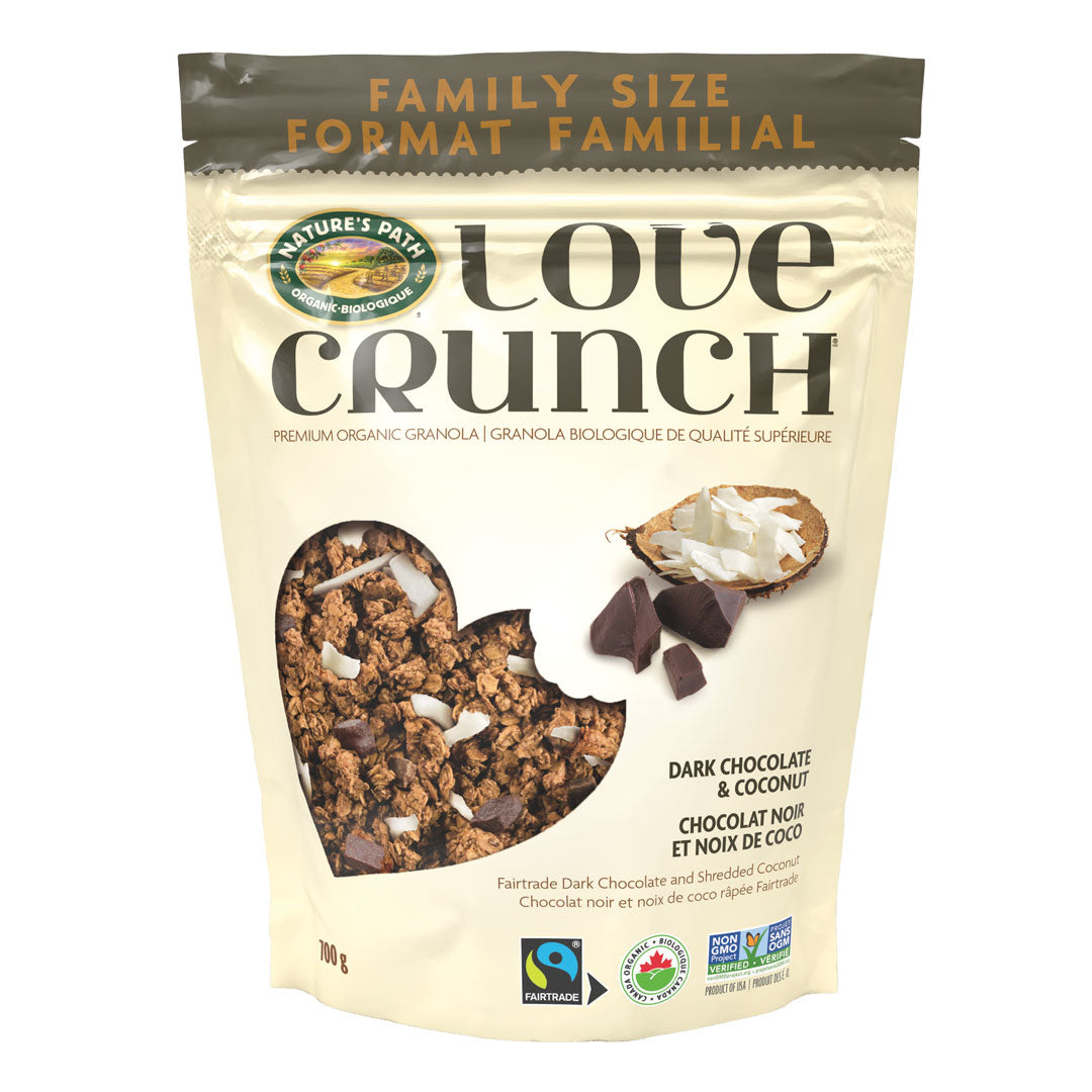 Nature's Path Love Crunch Organic Granola - Dark Chocolate Coconut - Lifestyle Markets