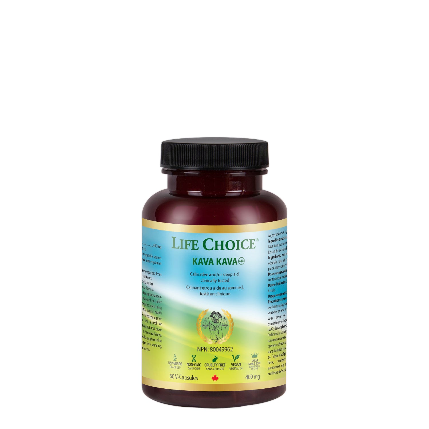 Life Choice Kava Kava (400 mg) (60 Vegetarian Capsule) - Lifestyle Markets