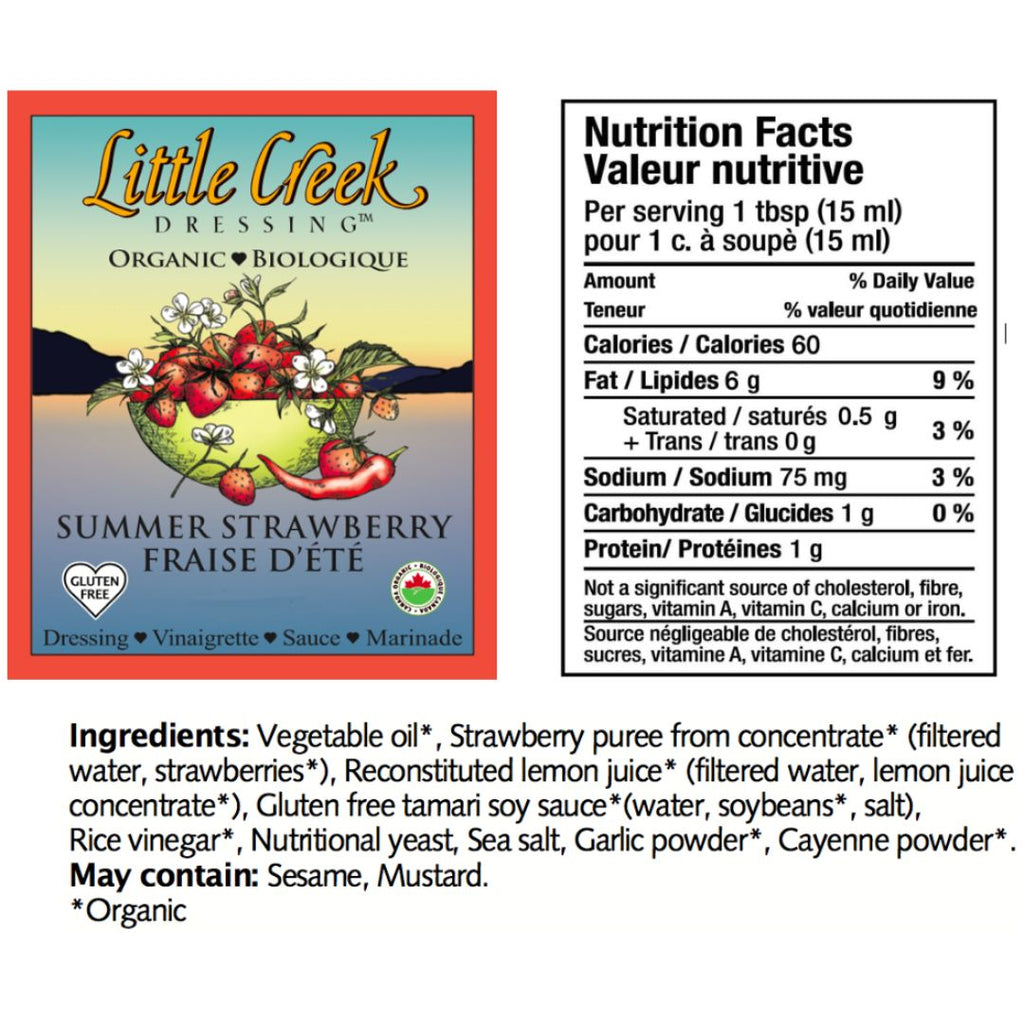 Little Creek Dressing Summer Strawberry (295ml) - Lifestyle Markets