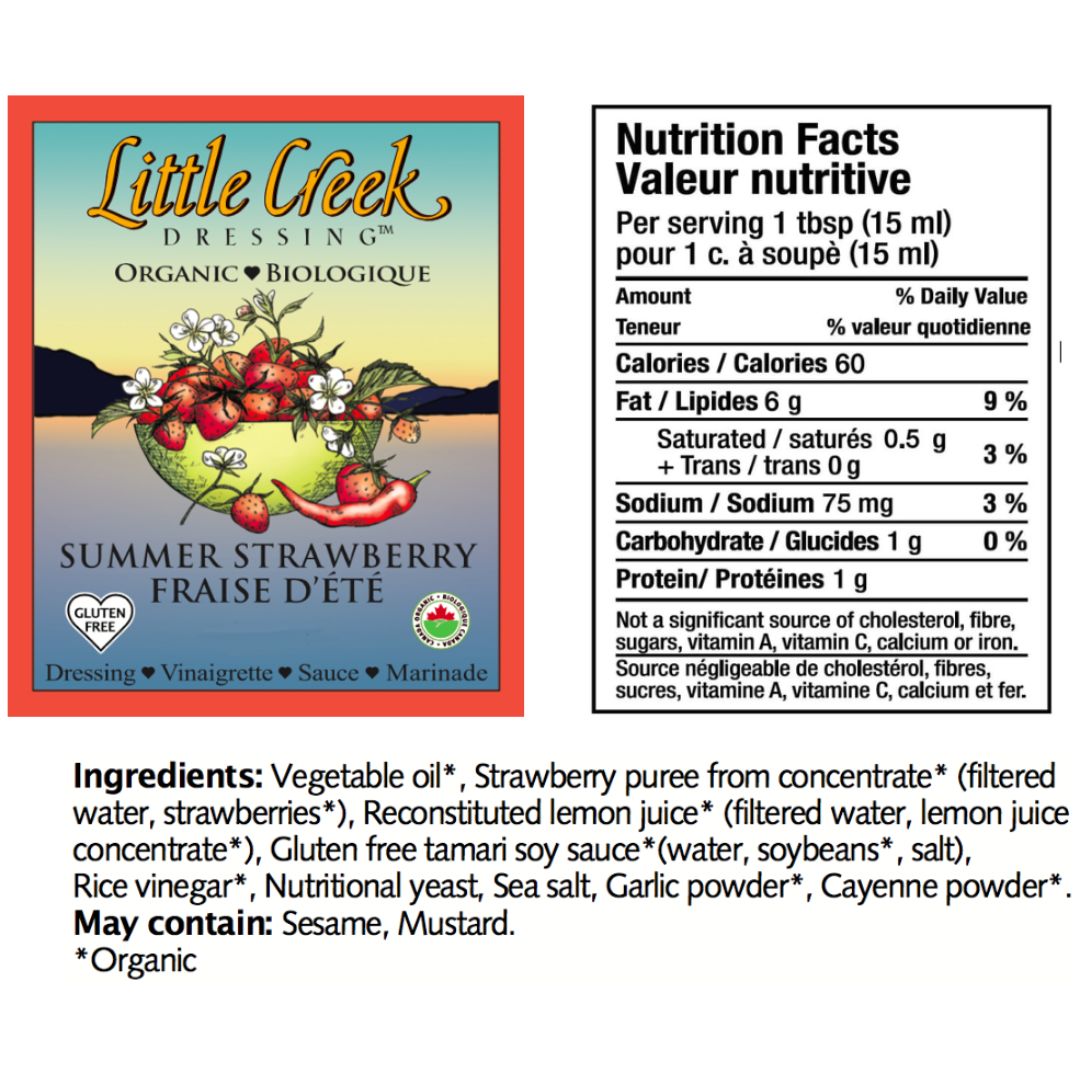Little Creek Dressing Summer Strawberry (295ml) - Lifestyle Markets