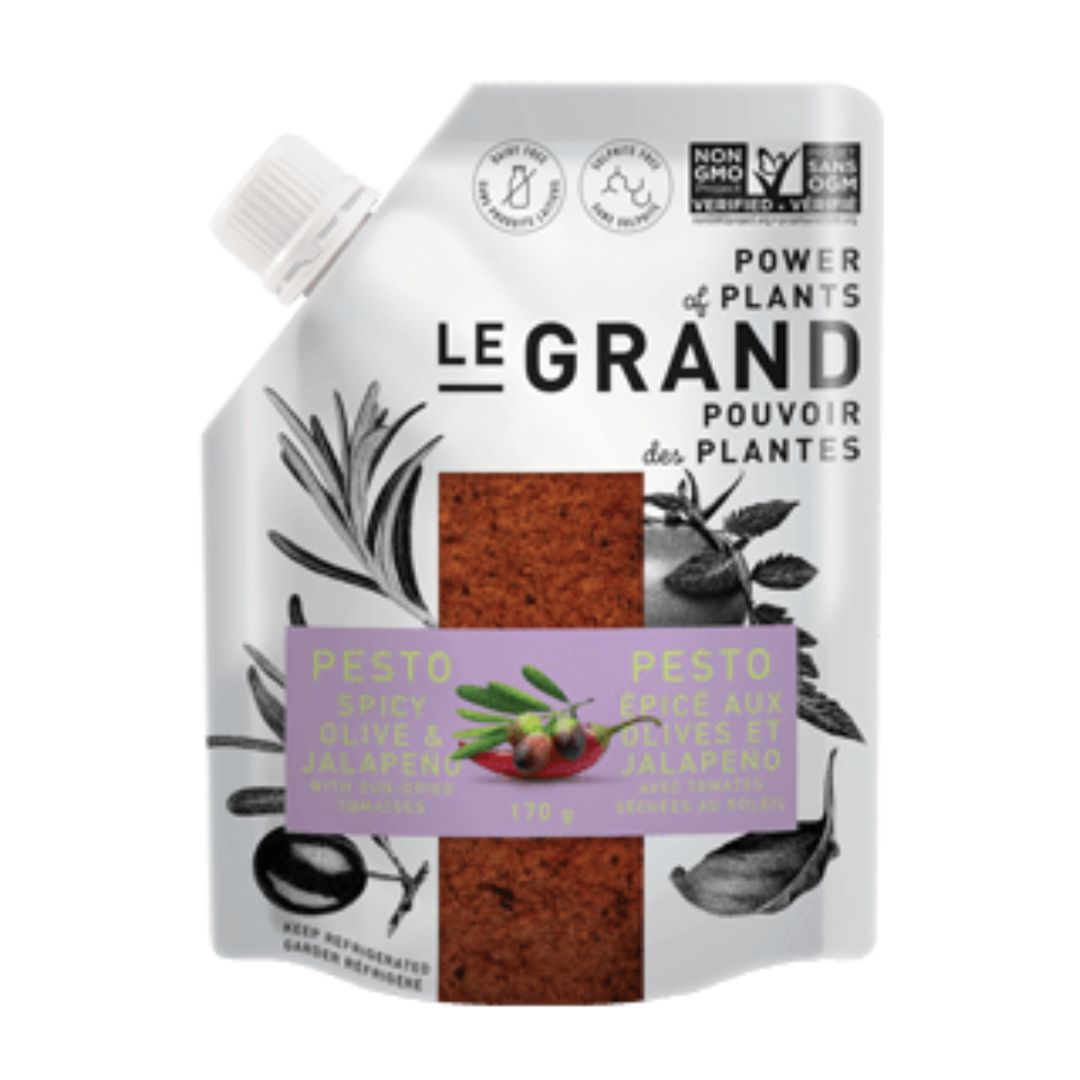 LeGrand Pesto - Spicy Olive & Jalapeno (170g) - Lifestyle Markets