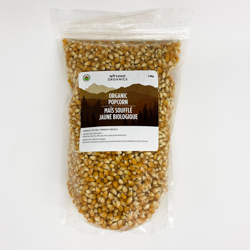 Left Coast Organics Organic Popcorn (1.3kg) - Lifestyle Markets