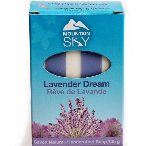 Mountain Sky Lavender Dream Bar Soap (135g) - Lifestyle Markets