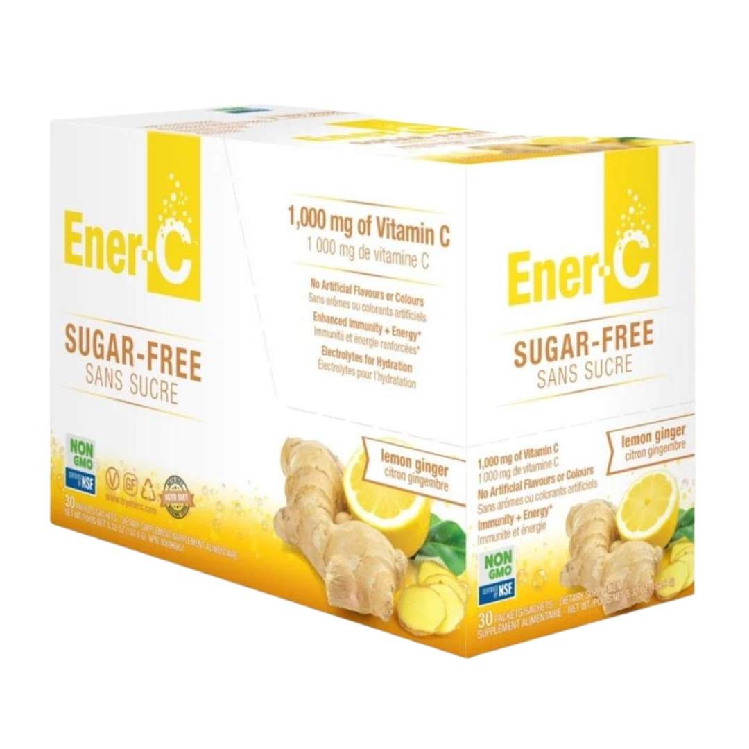 Ener-C Lemon Ginger - SUGAR FREE (30 Pk) - Lifestyle Markets
