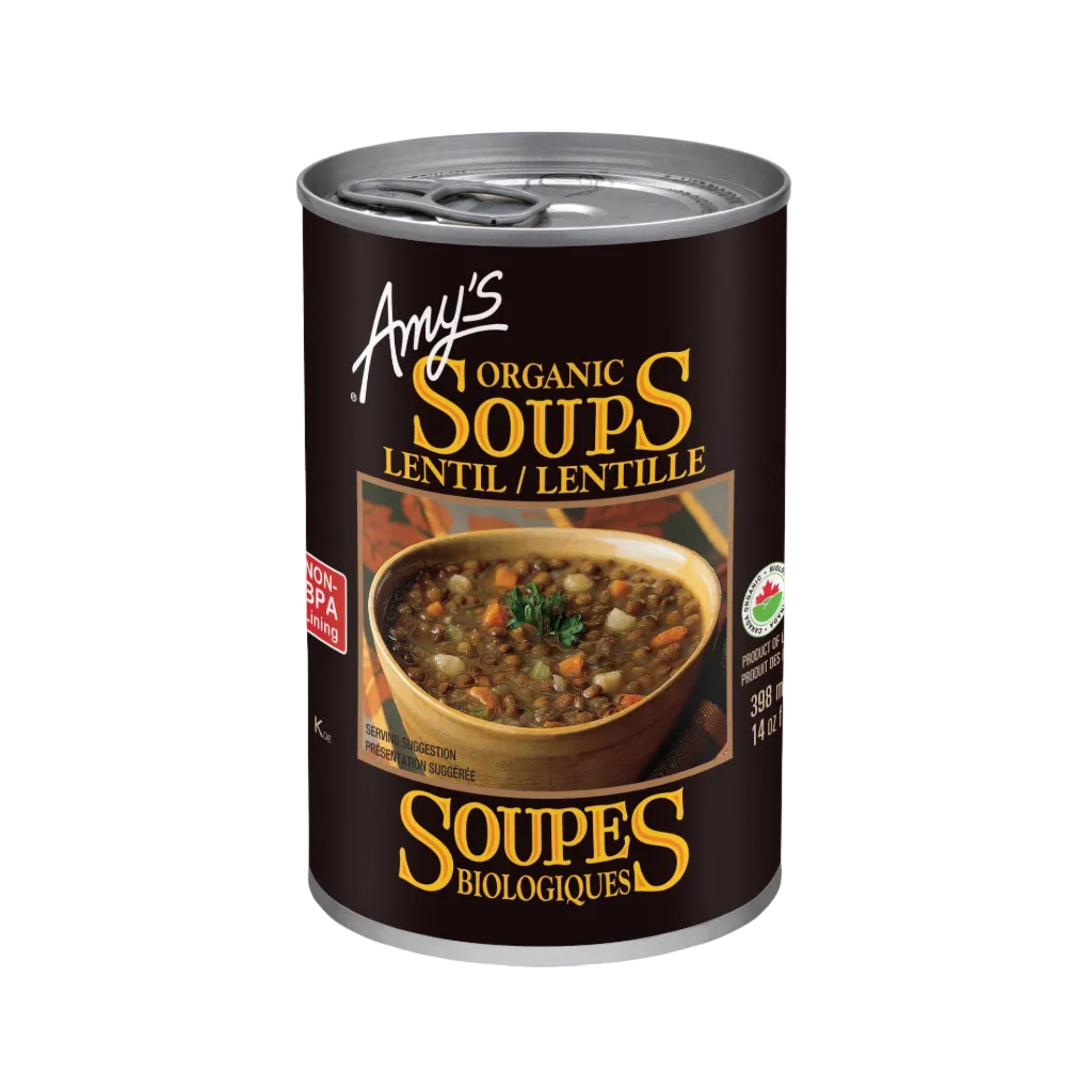 Amy's Kitchen Organic Lentil Vegetable Soup (398ml) - Lifestyle Markets