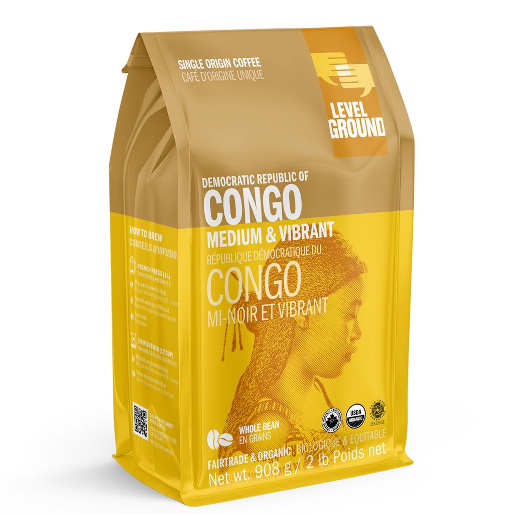 Level Ground Coffee - Congo Whole Bean (908g) - Lifestyle Markets