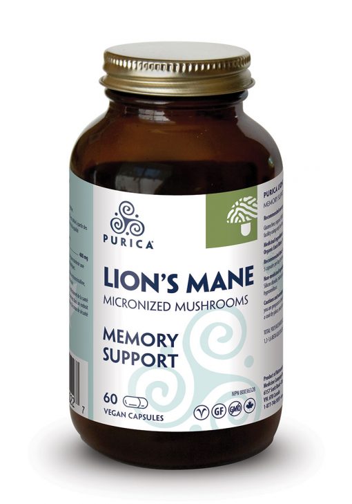 Purica Lions Mane (60 V-Caps) - Lifestyle Markets
