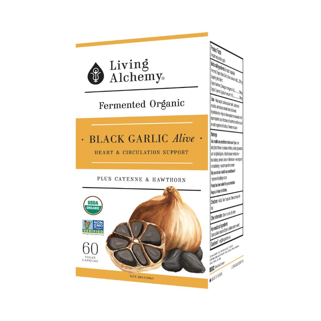 Living Alchemy Black Garlic (60 vcaps) - Lifestyle Markets