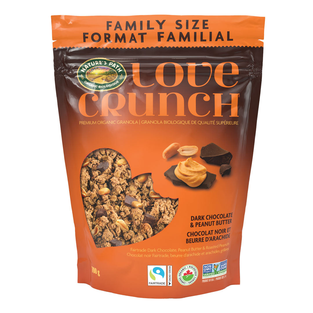 Nature's Path Love Crunch Dark Chocolate & Peanut Butter Granola - Lifestyle Markets