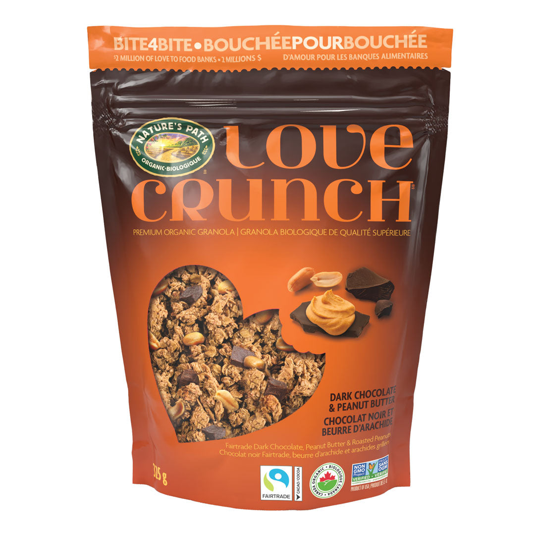 Nature's Path Love Crunch Dark Chocolate & Peanut Butter Granola - Lifestyle Markets