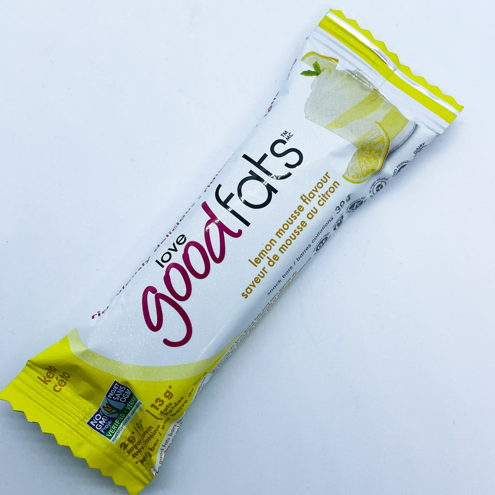 Love Good Fats Snack Bar - Lemon Mousse (39g) - Lifestyle Markets