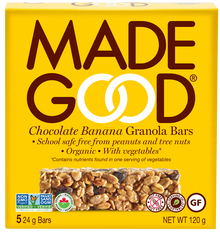 Made Good Chocolate Banana Organic Granola Bars (5x24g) - Lifestyle Markets