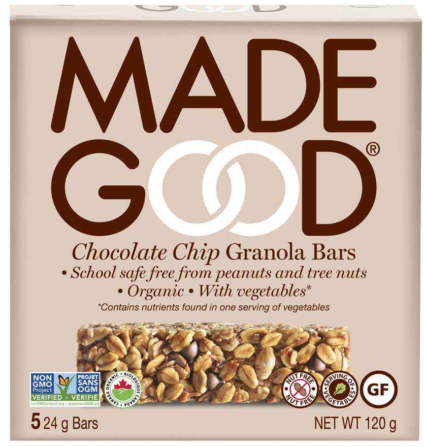 Made Good Chocolate Chip Organic Granola Bars (5x24g) - Lifestyle Markets