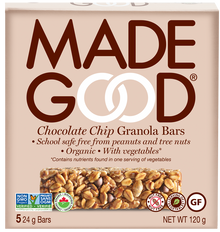 Made Good Chocolate Chip Organic Granola Bars (5x24g) - Lifestyle Markets