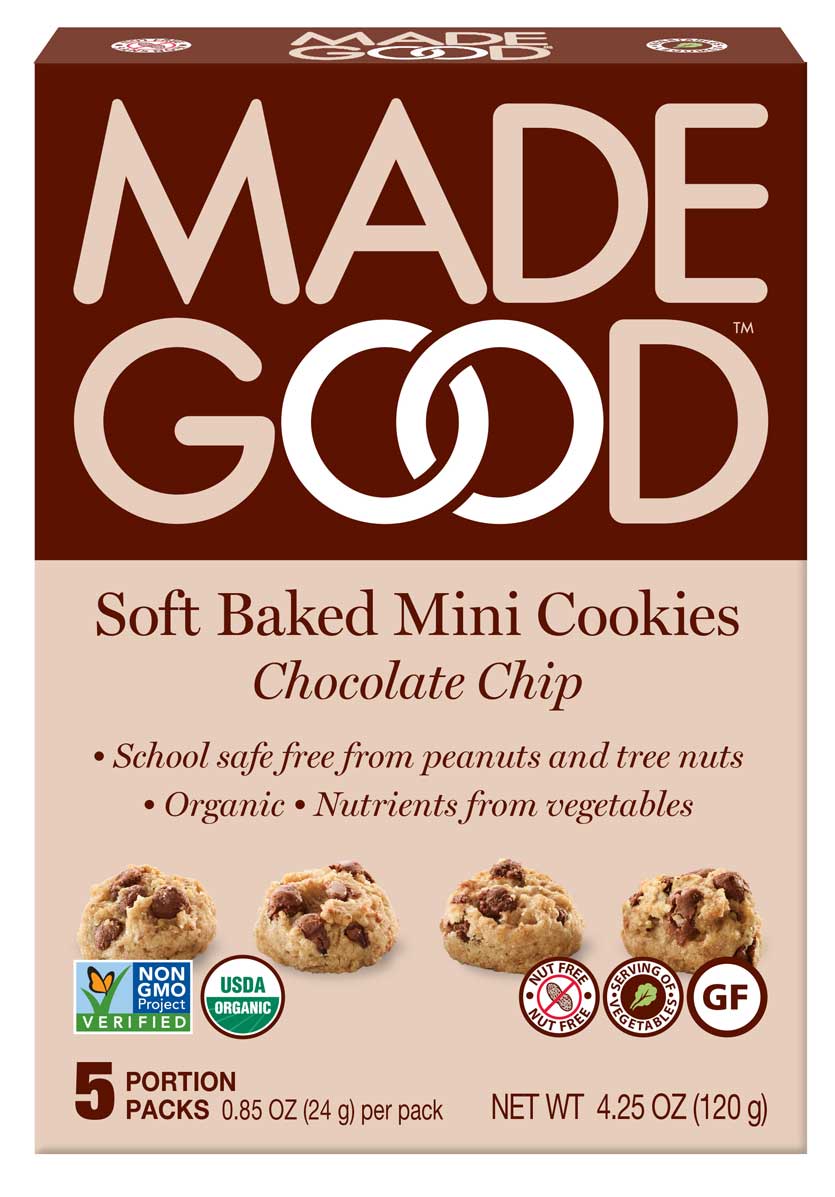 Made Good Chocolate Chip Organic Mini Cookies (5x24g) - Lifestyle Markets