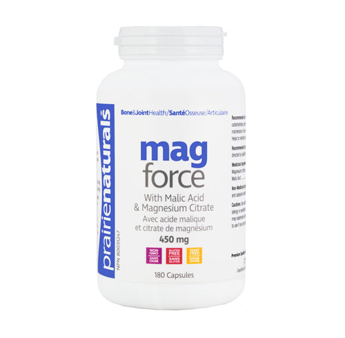 Prairie Naturals Mag-Force (450Mg) (180 Capsules) - Lifestyle Markets