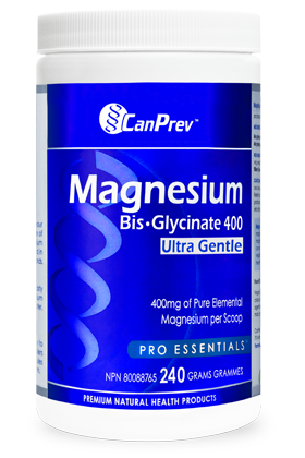 CanPrev Magnesium Bis-Glycinate 400 (240g) - Lifestyle Markets