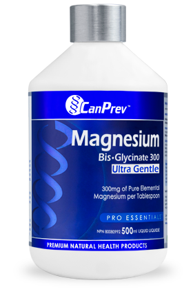 CanPrev Magnesium Bis-Glycinate 300 - Ultra Gentle (500ml) - Lifestyle Markets