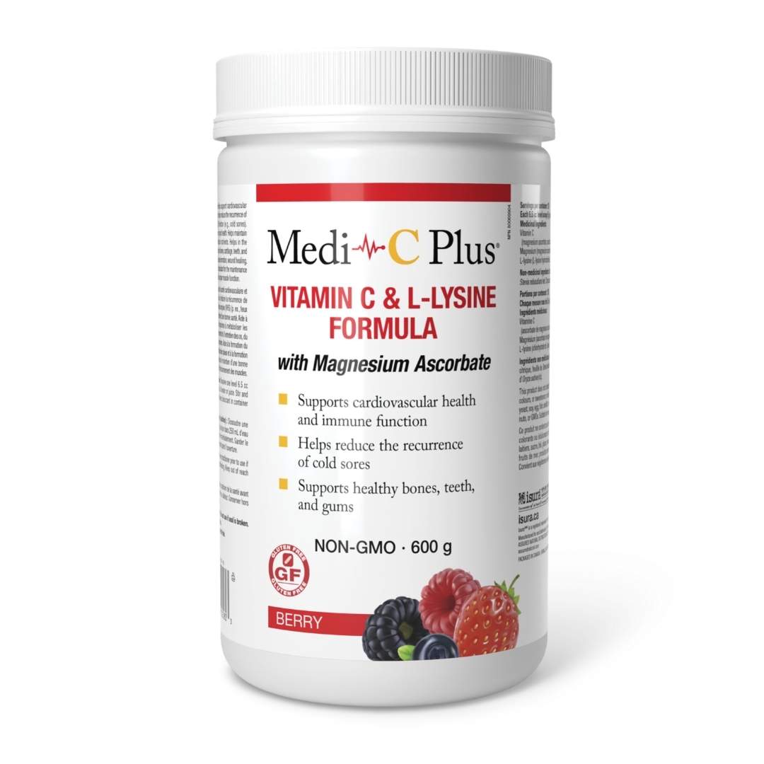 Medi-C Plus with Magnesium Ascorbate - Berry (600g) - Lifestyle Markets
