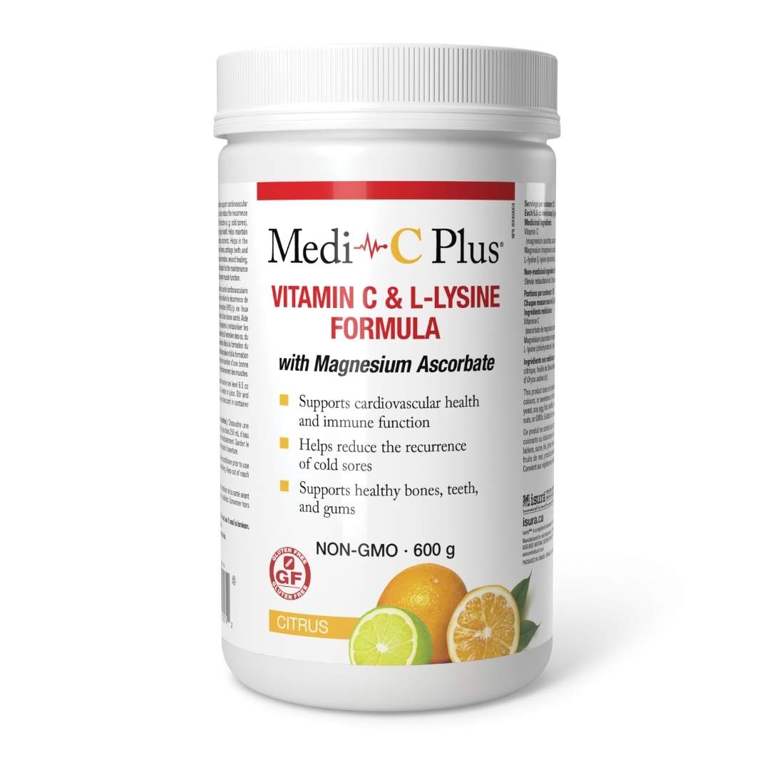 Medi-C Plus with Magnesium Ascorbate - Citrus (600g) - Lifestyle Markets