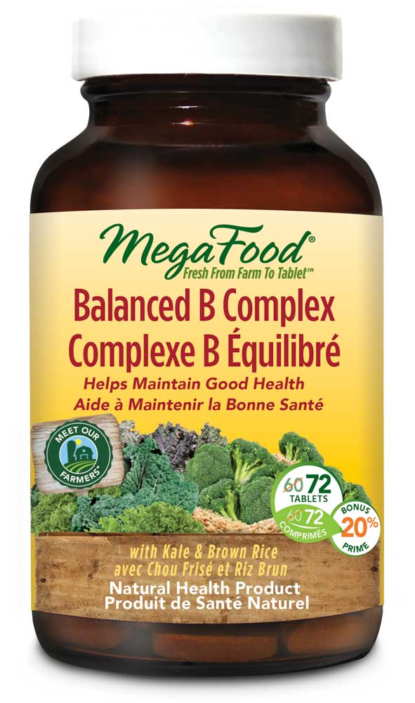 MegaFood Balanced B Complex (72 tabs) - Lifestyle Markets
